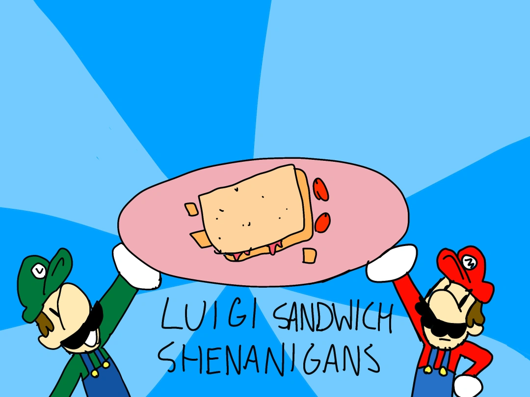 Luigis sandwich shenanigans! | MarioSonicBros Wiki | Fandom