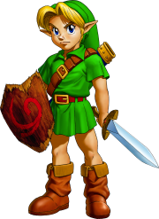 Why do people think the main character in Zelda is named Link