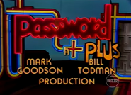 Password Plus - 1980 (Kennedy era premiere)