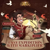 Markiplier AFK Arena.png (580 KB) Mark and Chica as NPCs in AFK Arena