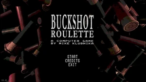 Buckshot Roulette Start Screen