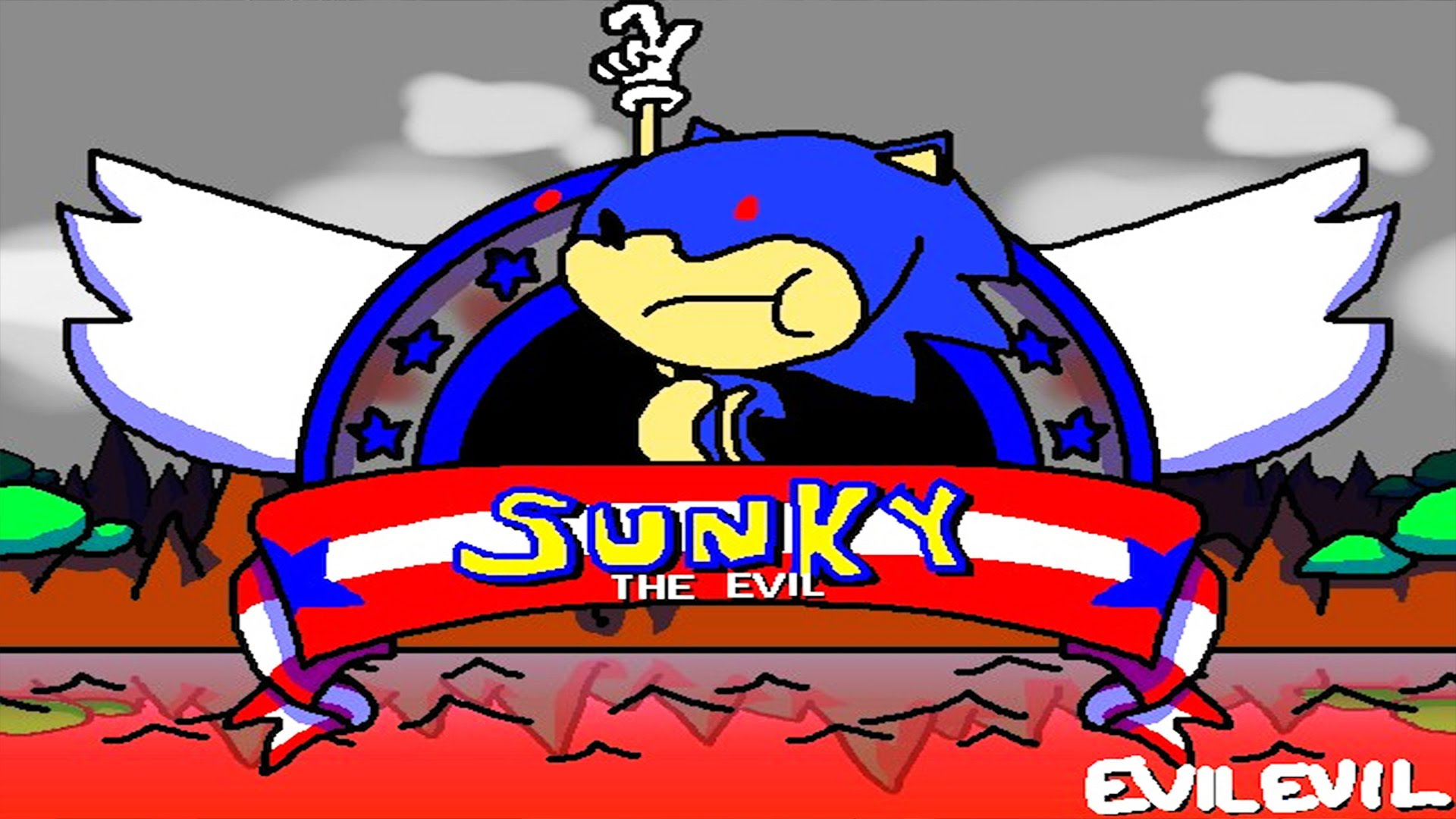 SONIC EXE Plays sunky The game 