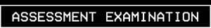 Assessment Examination Banner