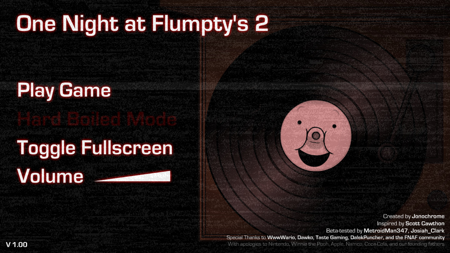 HARD BOILED MODE (and LOTS of scares)  One Night at Flumpty's 2 ENDING 