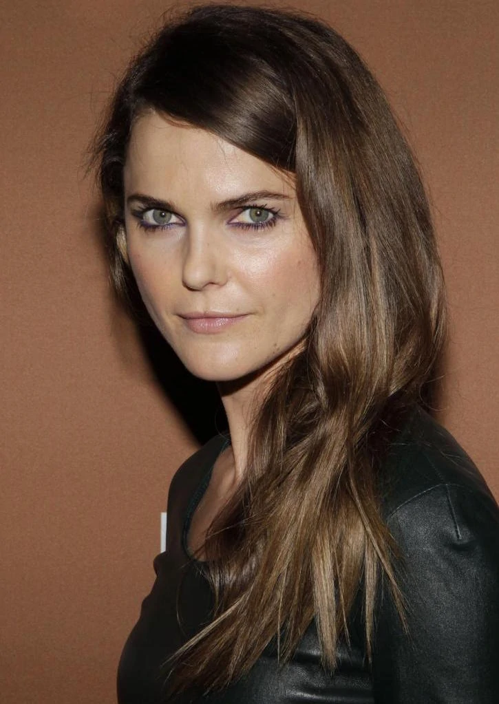  Keri Russell Bedtime Stories Leather Blazer