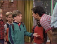 As Joey, questioning Steve Rhoades about his ability to survive outdoors in nature