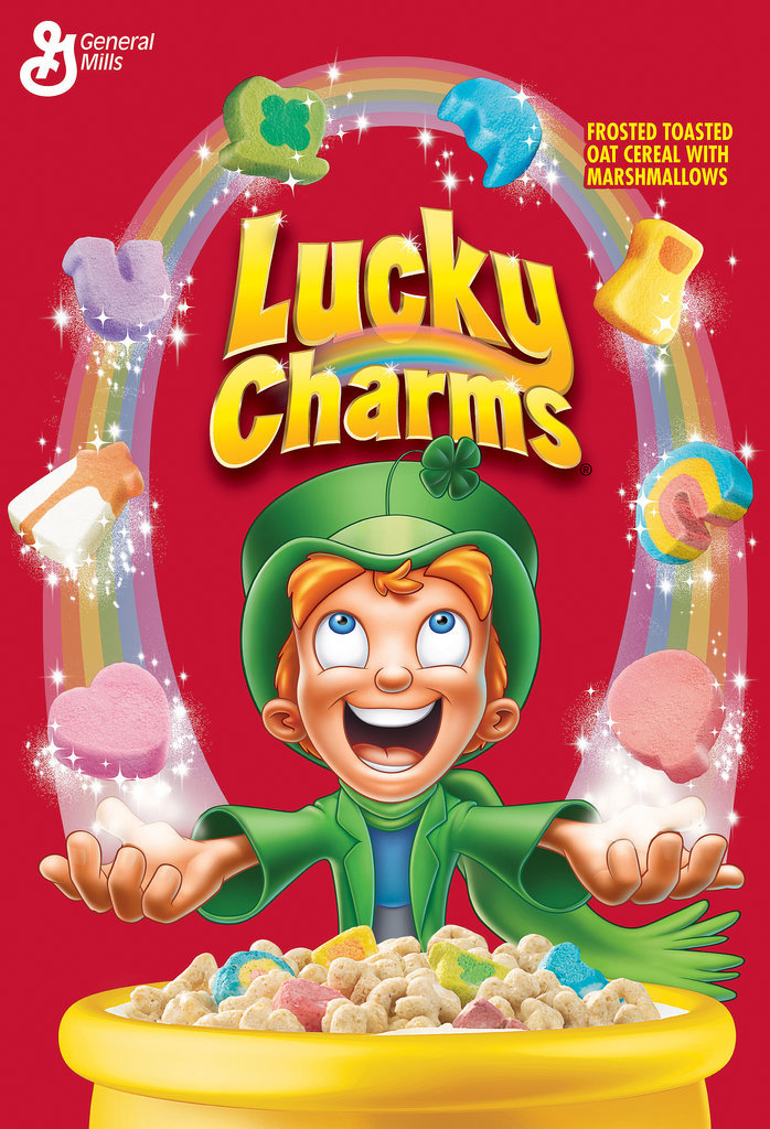 50 Years of Lucky Charms Cereal Boxes  Lucky charms cereal, Cereal box,  Cereal