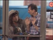 The bum taking pity on Al for not being able to buy his dream car