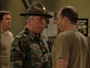 As the Drill Instructor (SSG. Fletcher) in "T*R*A*S*H"