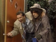 Al with the bum, laughing at Peggy and showing her what her future will be like