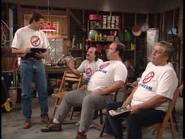 In an uncredited appearance, presumably as Speedy during a NO MA'AM meeting in "A Man for No Seasons".