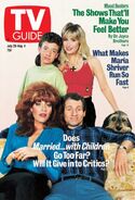 July-August 1989 Issue feature the main cast of Married... with Children.