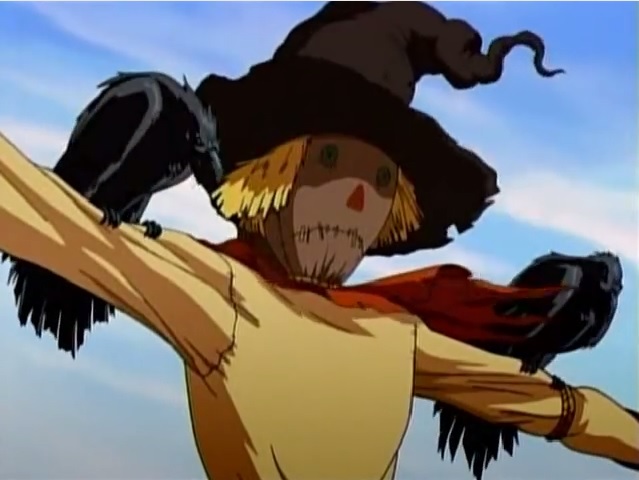 Japanese Anime Postcard: Boy, Flying Dog and Scarecrow in Meadow. Studio  Ghibli | eBay