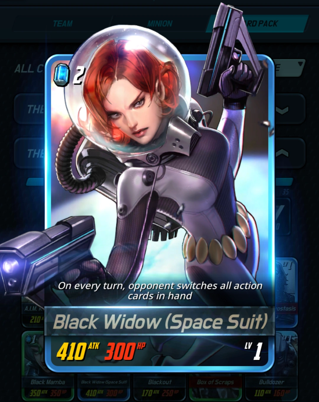 Black Widow (Space Suit) Marvel Battle Lines Wiki Fandom