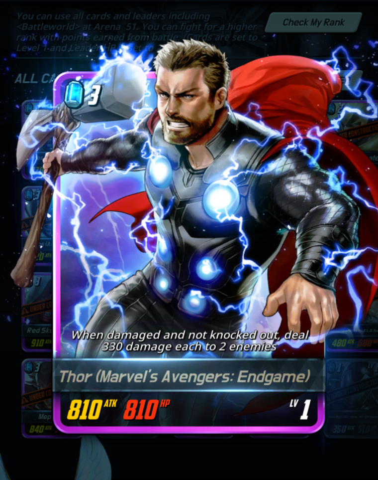 Thor Marvel s Avengers Endgame Marvel Battle Lines Wiki Fandom