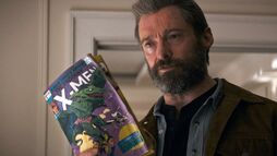Logan finding old X-Men comics (2030)