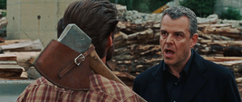 William Stryker talks with Logan (1985)