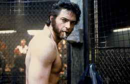 Wolverine before cage fight (2000)