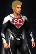 Super David as General of the Superhero's Resistance