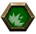 The symbol for a Champion's second Special Attack. This glows yellow when the attack is ready.