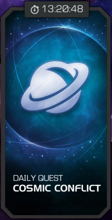FRONT OVERLAY SHORT COSMIC CONFLICT