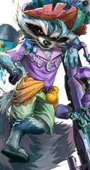CHROMA Rocket Raccoon 🎨 Bluebell Breeze