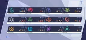 The Team-Ups page in game (season 0)