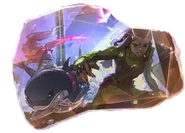 Mantis, Psylocke and Jeff escaping The Collector's museum