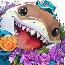 Jeff the Land Shark Sunshine Land Shark Table Icon