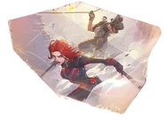 Black Widow and The Punisher in Tokyo 2099