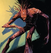 "Carved Traveler" costume in Rocket Raccoon & Groot (2016) #1