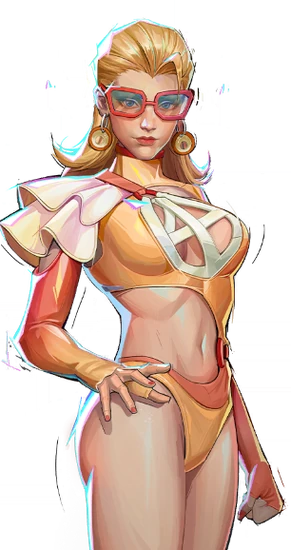 Invisible Woman Tangerine Tint LoC Icon