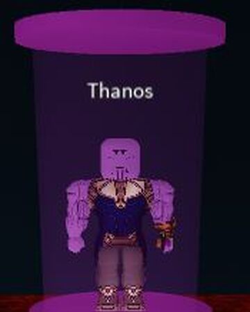 Thanos Marvel Super Heroes Roblox Wiki Fandom - how to get thanos in roblox