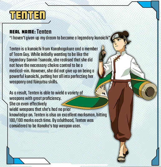 tentenページ Tenten | CMON United Wiki | Fandom