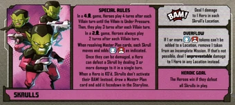 Skrulls +Engl Cards/Secret Invasion/Marvel United Multiverse Cmon G876