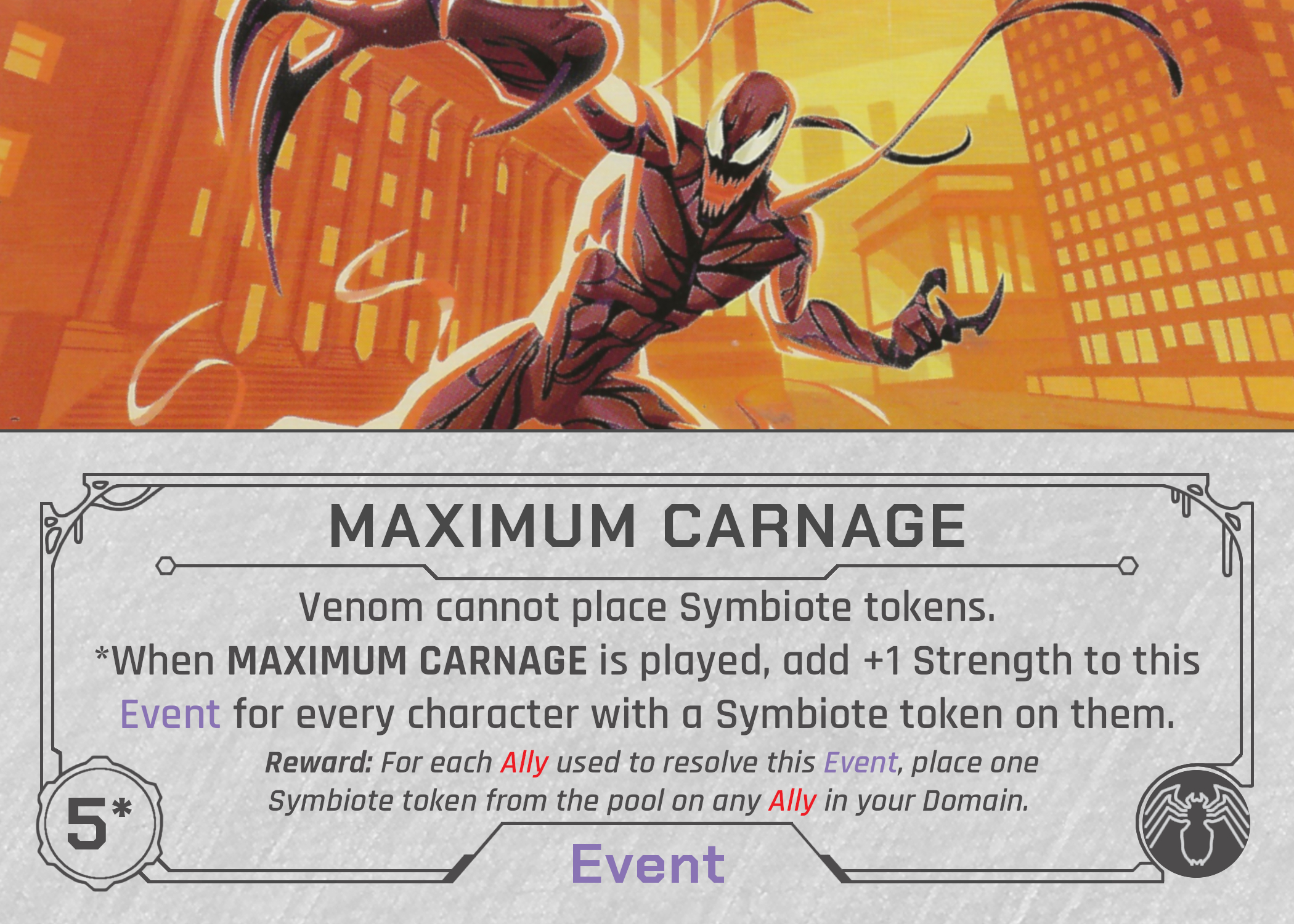 Maximum Carnage | Marvel Villainous Wiki | Fandom