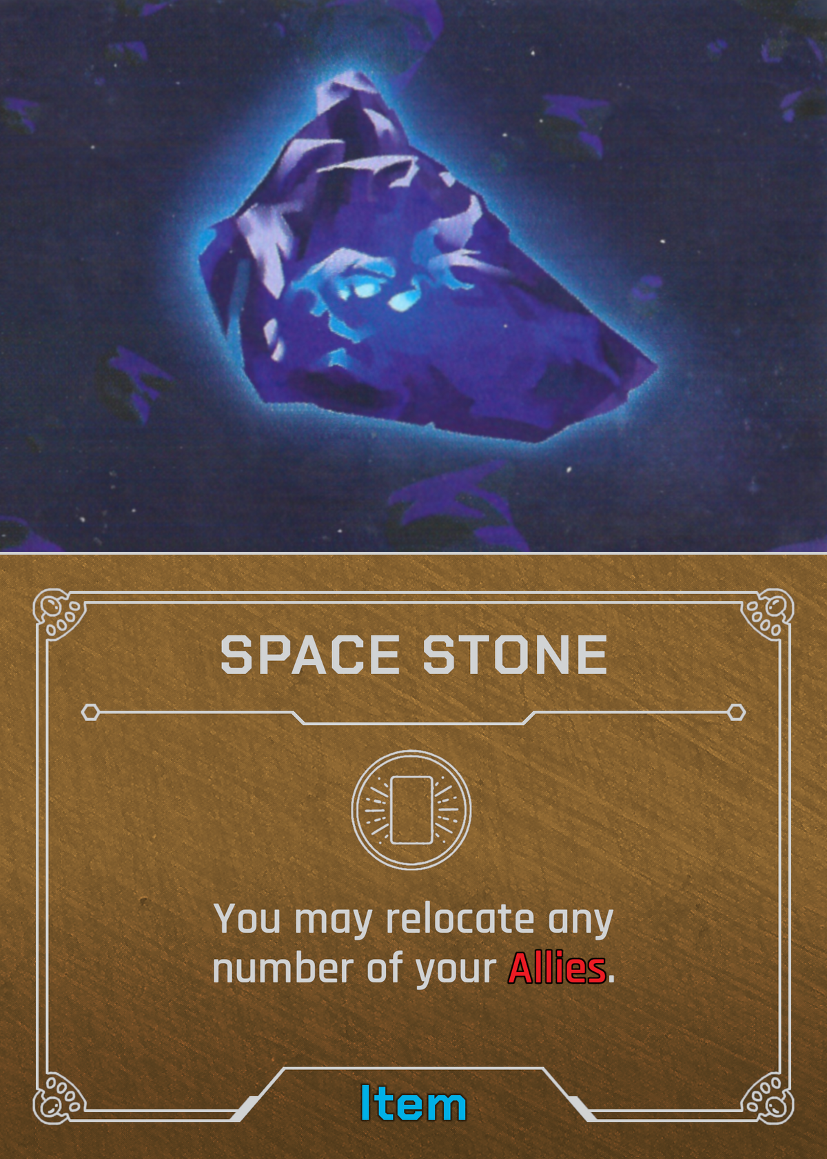 What does the space stone do deals