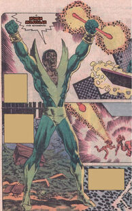 Molecule Man possesses a hobo in Micronauts Vol 1 23