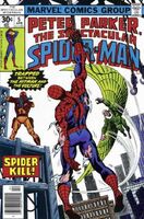 Peter Parker, O Espetacular Homem-Aranha #5 "Aracnocídio!" Data de capa: Abril de 1977