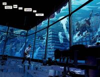 USM 131 Jonah Jameson in destroyed Dayly Bule Building look at Spider-Man