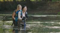 Cloak & Dagger 1 6 Tandy and Mina in the swamp