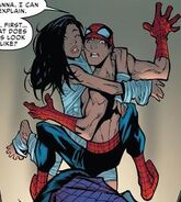 Peter Parker (Earth-616) and Cindy Moon (Earth-616) from Amazing Spider-Man Vol 3 5 002