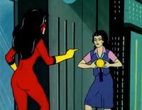 Jessica Drew vs her Robotic Double Earth-700459