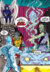 Thanos's spirit sees Silver Surfer
