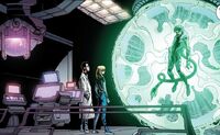 Rid and Sue look at Scorpion Earth-1610