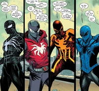 Ultimate Spider-Man Vol 4 3 Variants of suit