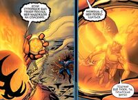 Ultimatum FF Requiem Human Torch in Dormammu's medallion