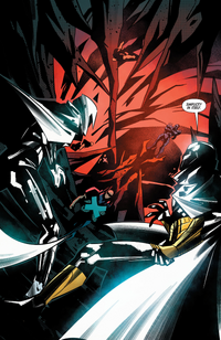 Moon Knight Vol 9 27 Moon Knight and Hunters Moon inside the Vibro's Mind