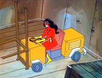 Spider-Woman is driving the loader Earth-700459