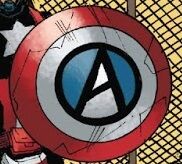 Edge of Spider-Geddon Vol 1 1 Captain Anarchy's shield.jpg